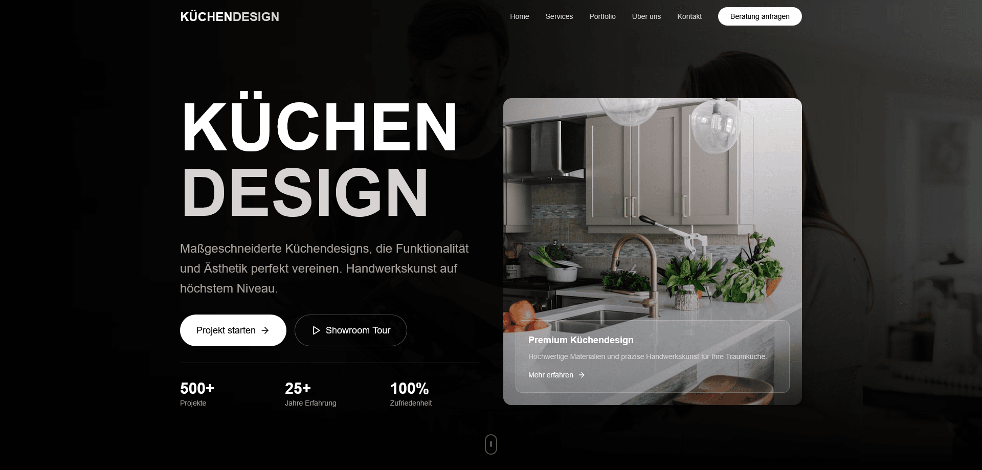 Küchen-Design Beispiel – Screenshot
