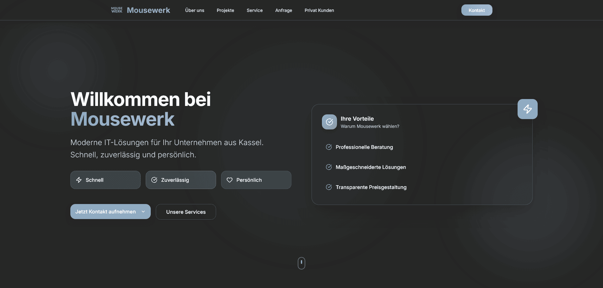 Mousewerk.de – Screenshot